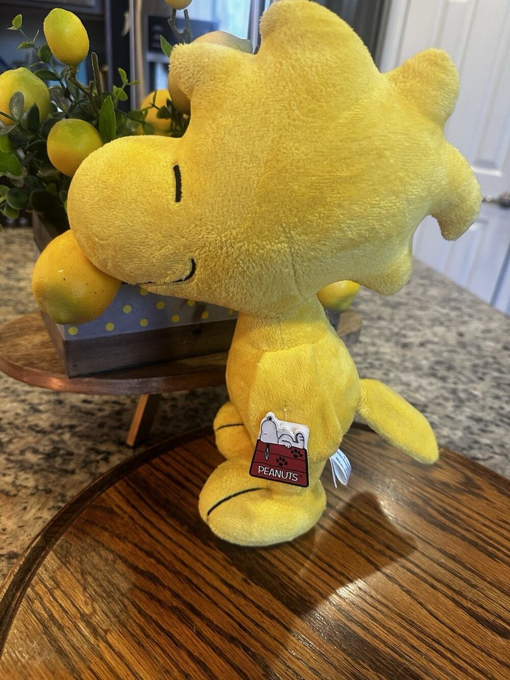 Peanuts Woodstock 12" Plush Stuffed Animal Cedar Fair Yellow Soft Velboa w/ Tags